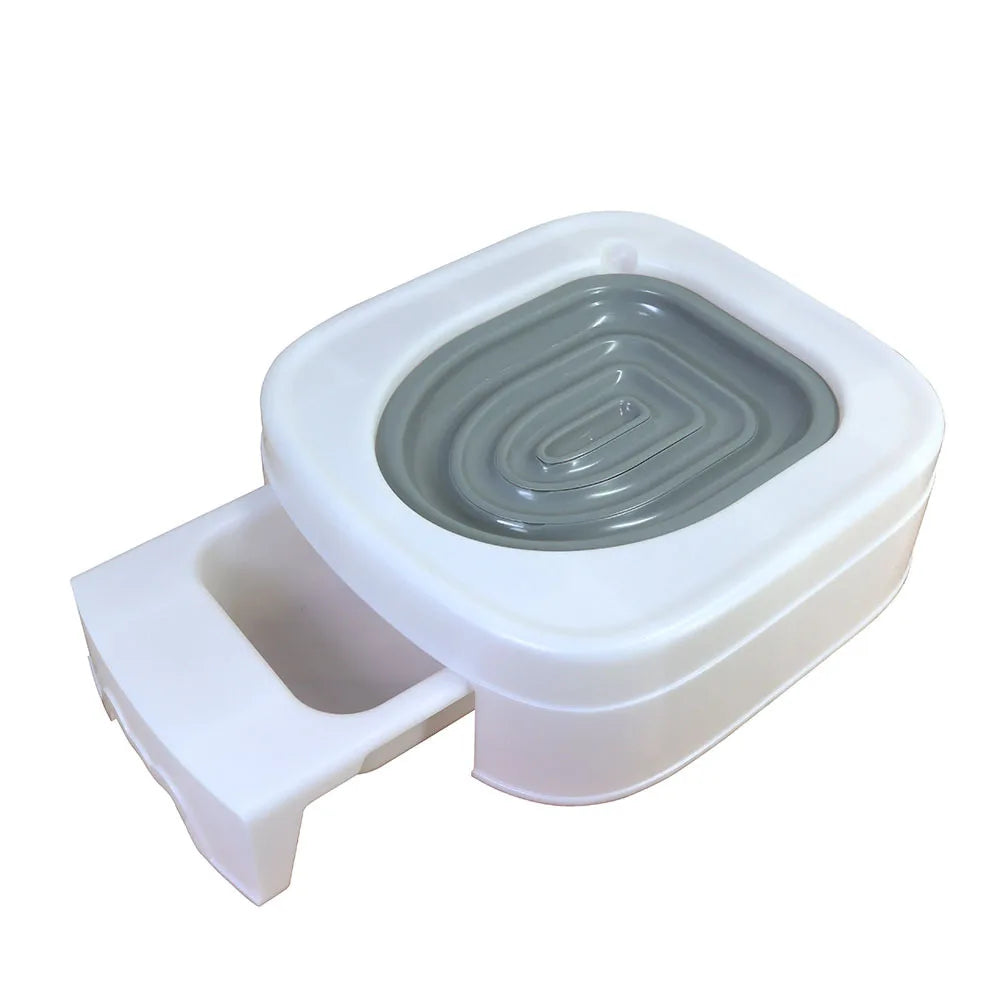 Plastic Cat Toilet Training Kit Independent Training Cat Toilet Tools Pet Cat Toilet Trainer Cats Training Product