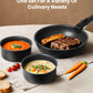 12-Piece Non-Stick Cookware Set for Kitchen Use
