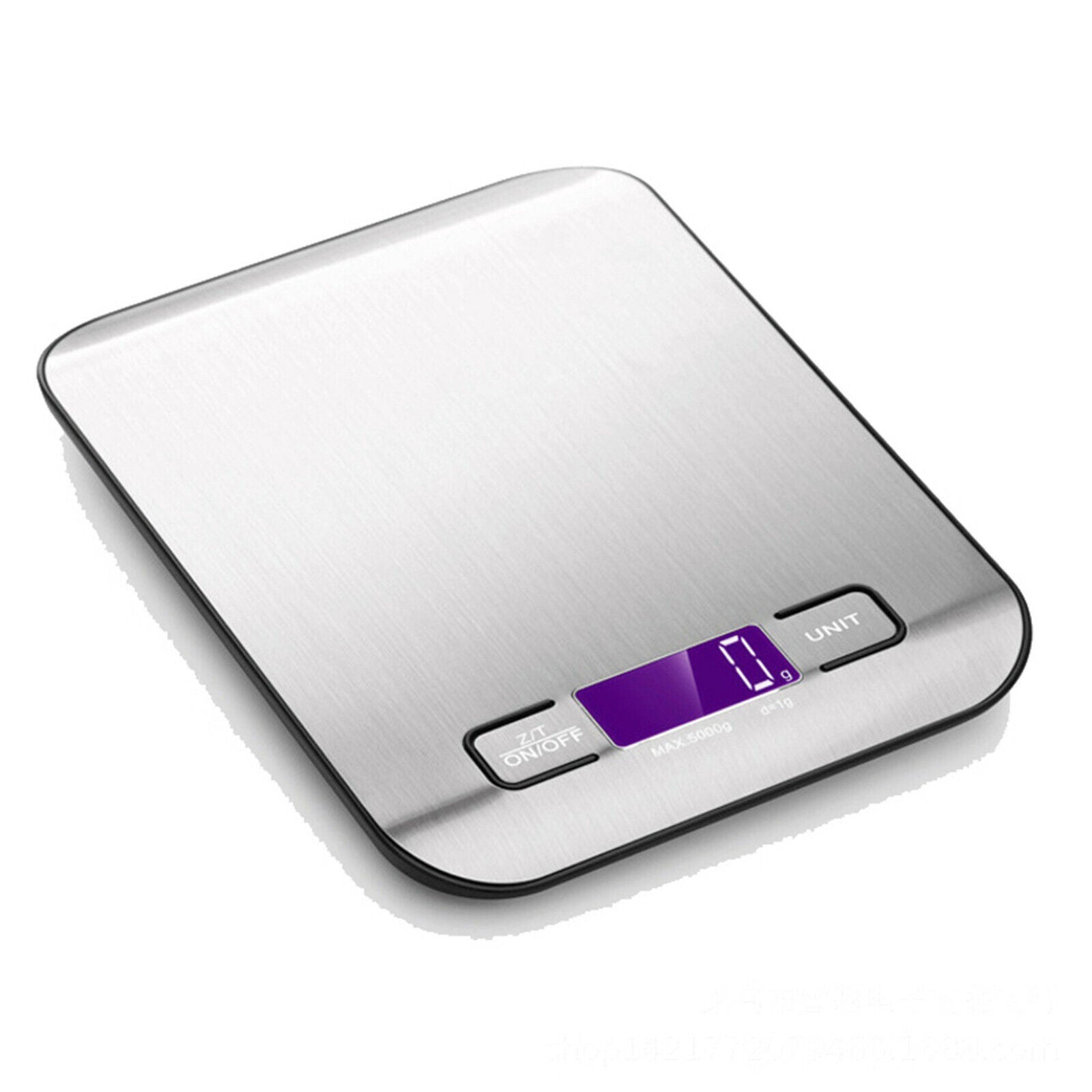 Digital Electronic Kitchen Food Diet Postal Scale Weight Balance 5KG 1G 11Lb Kitchen Scales Stainless Steel Weighing for Food Diet Postal Balance Measuring LCD Precision Electronic