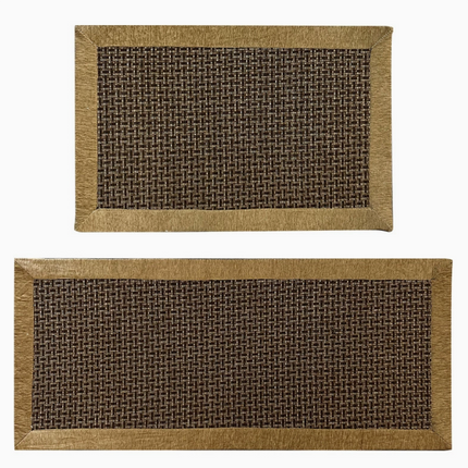 2-Pack Durable Kitchen Floor Mats, Non-Slip & Waterproof