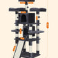 67 Inches Multi-Level Cat Tree for Large Cats, with Cozy Perches, Stable, Smoky Gray UPCT18G
