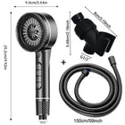 High Pressure Showerhead - 4-Mode Massage with Filter Deribla Store