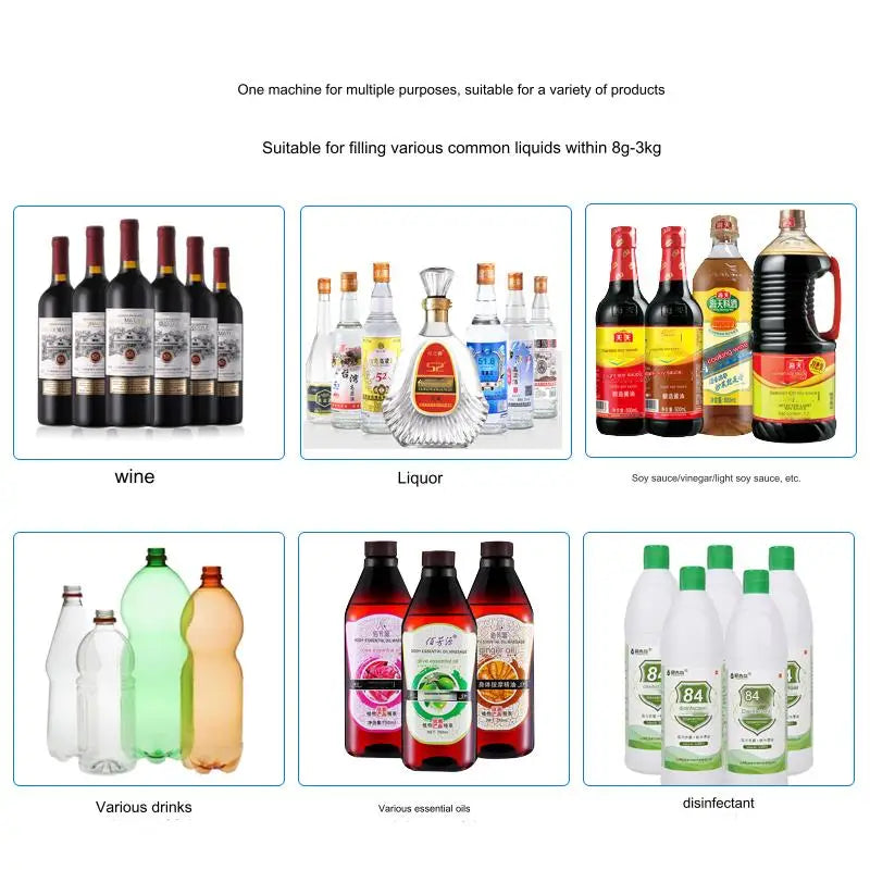 Liquid Filling Machine 10ml-3000ml - Diaphragm Pump Filler - Deribla Store