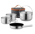 Camping Cookware Set Stainless Steel