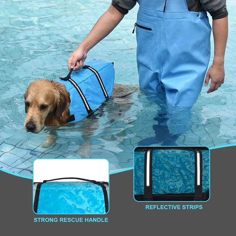 Dog Life Jacket - Safety Swimming Vest for Pets XXS-XXL - Deribla Store