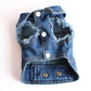 Summer Denim Dog Jacket - Stylish Cowboy Shirt for Small Dogs & Cats - Deribla Store