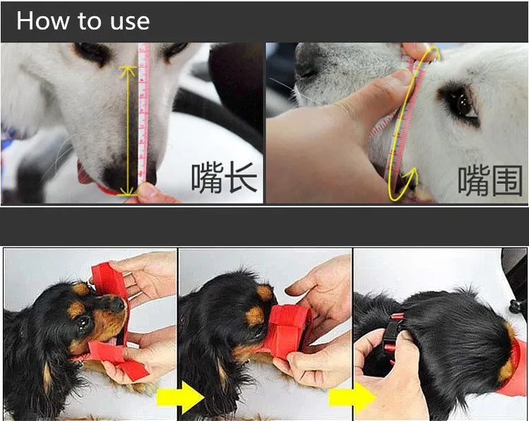 Breathable Mesh Dog Muzzle