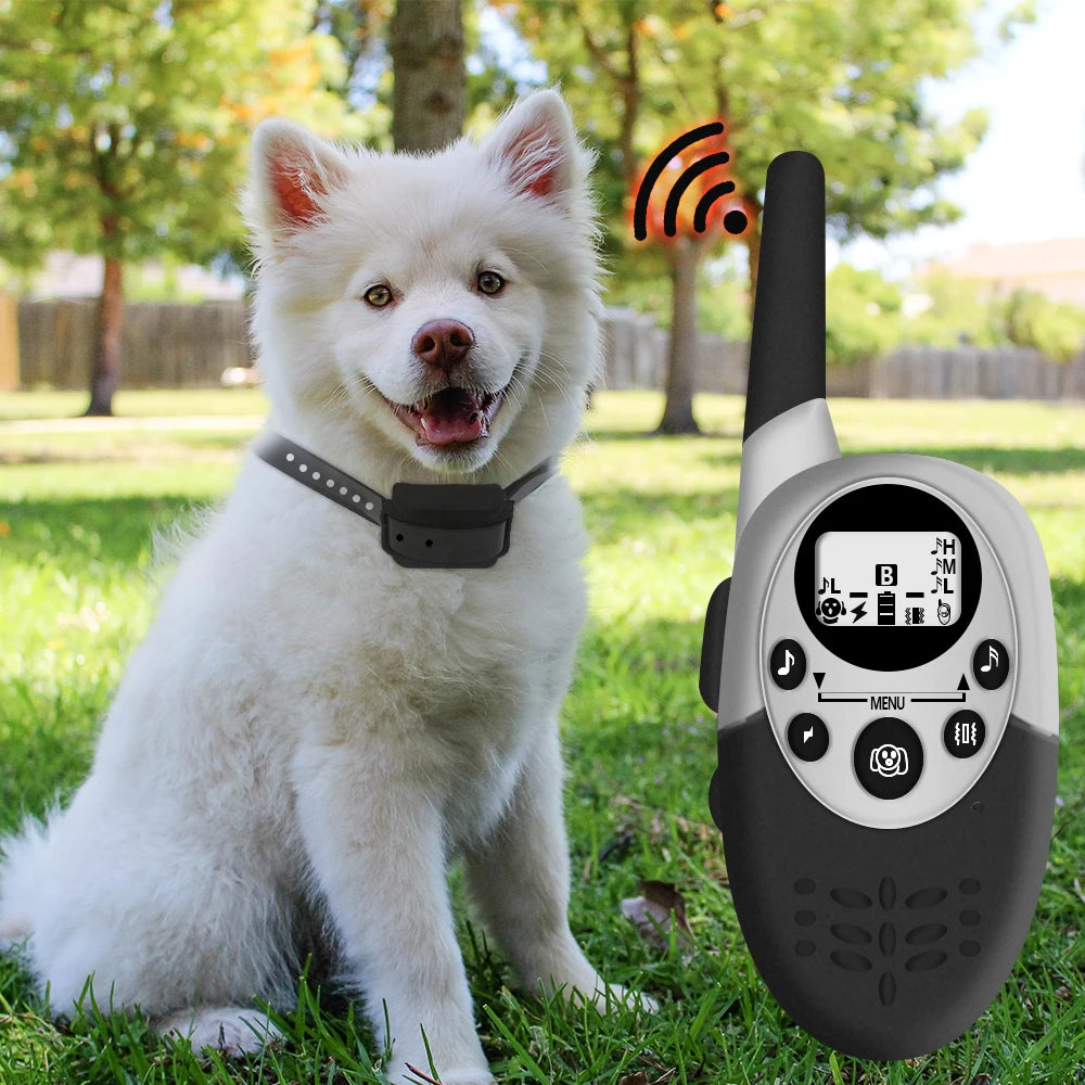 1000m Waterproof Dog Training Collar - Rechargeable Anti-Bark Remote Control - Deribla Store