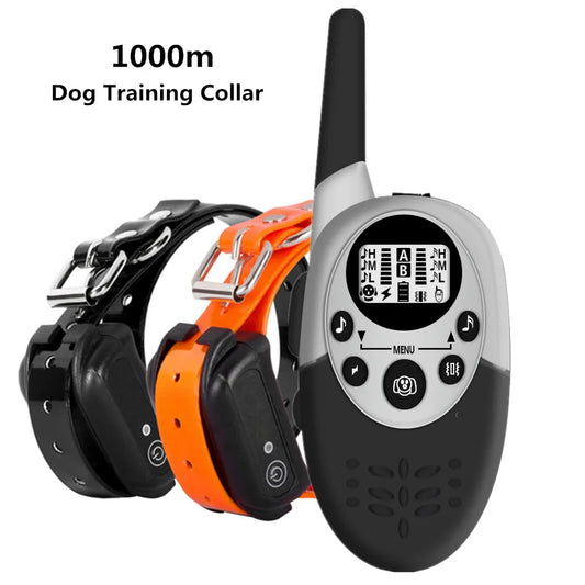 1000m Waterproof Dog Training Collar - Rechargeable Anti-Bark Remote Control - Deribla Store