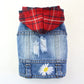 Summer Denim Dog Jacket - Stylish Cowboy Shirt for Small Dogs & Cats - Deribla Store