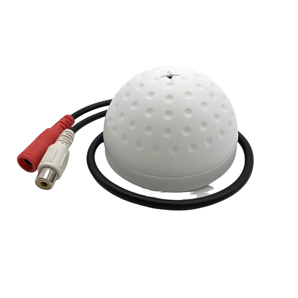 CCTV Microphone Audio Monitoring - Built-in Preamp Wired