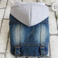 Summer Denim Dog Jacket - Stylish Cowboy Shirt for Small Dogs & Cats - Deribla Store