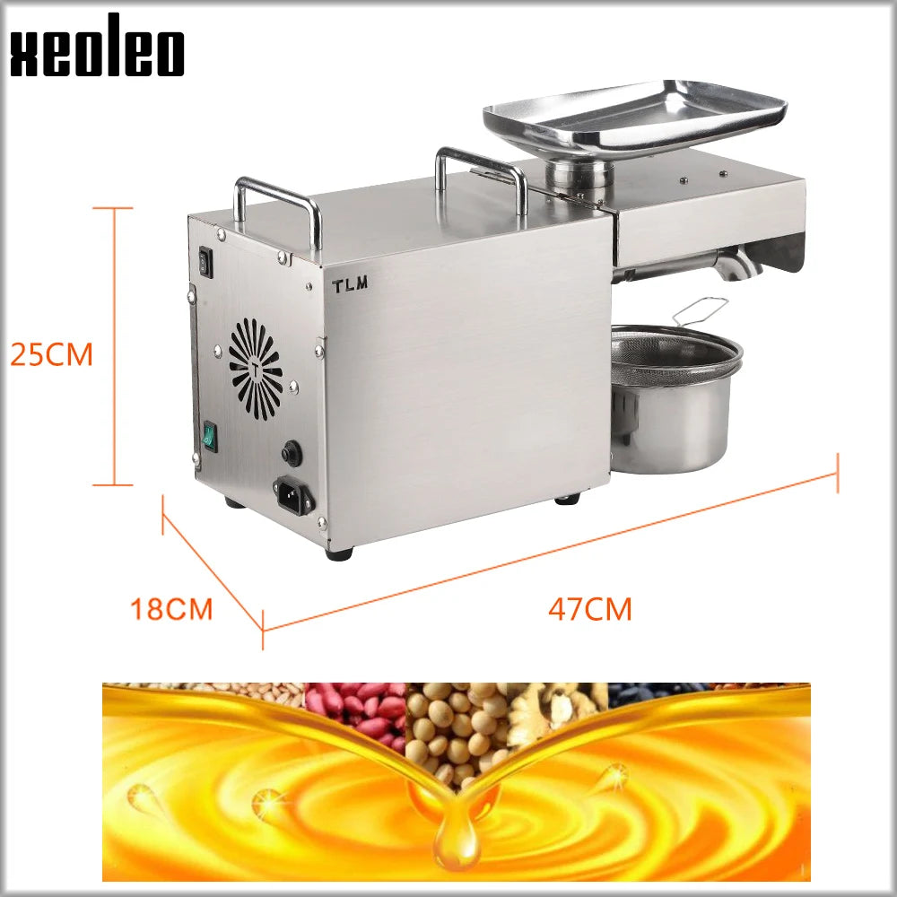 Oil Press Machine 1500W - Olive Peanut Flaxseed Extractor - Deribla Store