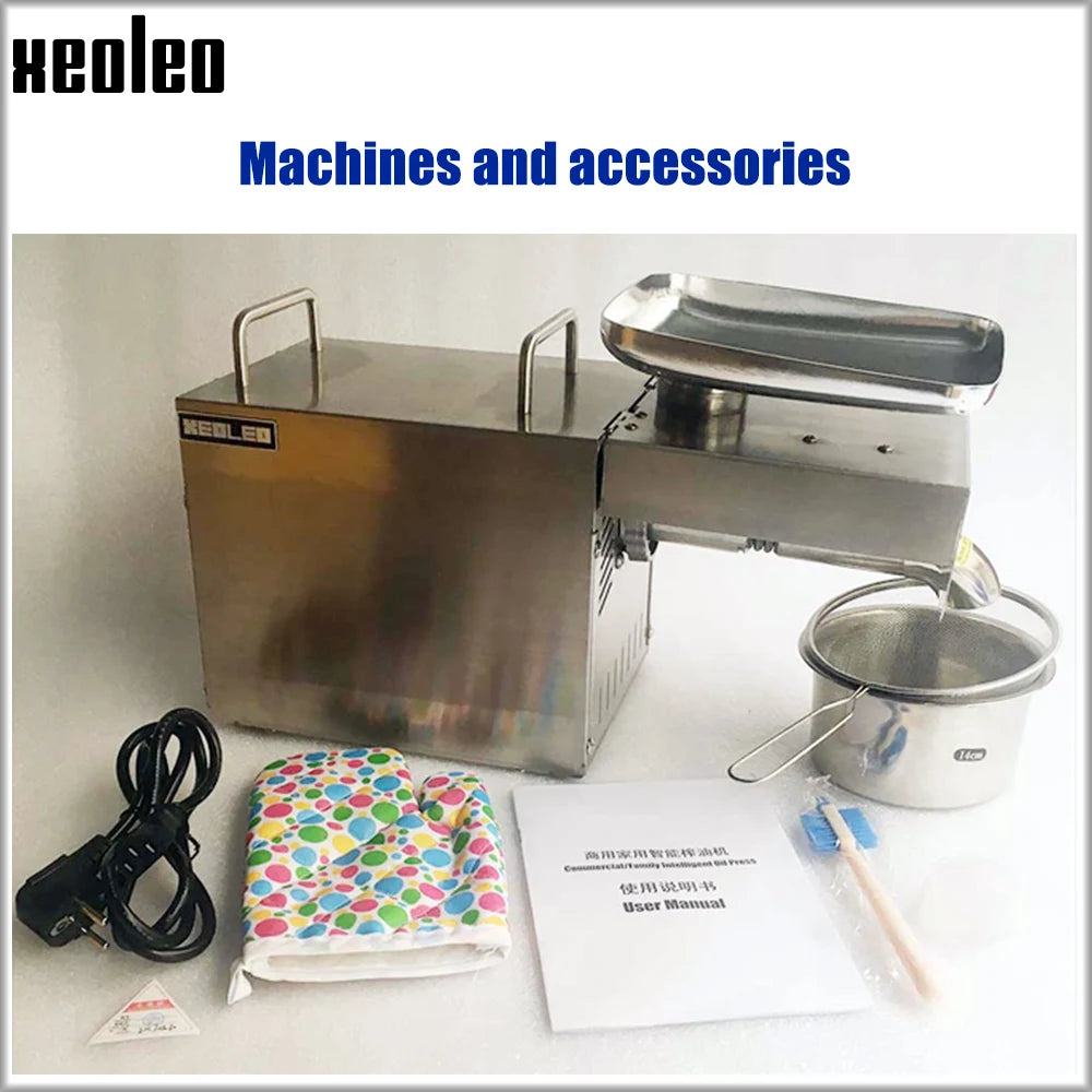 Oil Press Machine 1500W - Olive Peanut Flaxseed Extractor - Deribla Store