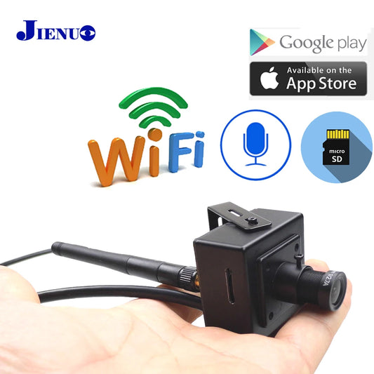 IP Camera WiFi 1080P Mini - JIENUO ONVIF Audio CCTV CamHi