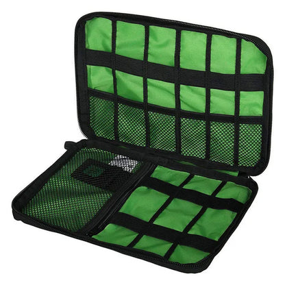 Travel Electronics Cable Organizer Bag Portable Storage Case