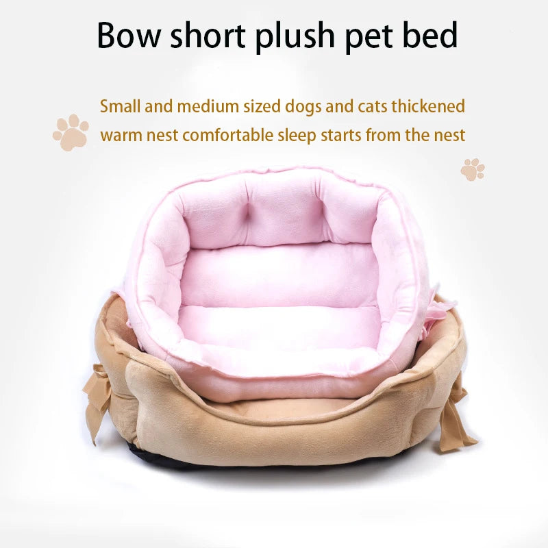 Cozy Pet Bed - Soft PP Cotton Cushion Sofa for Small Dogs & Cats - Deribla Store