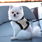Rhinestone Dog Harness & Leash Set - Soft Warm Vest with Bowknot for Small Dogs & Cats - Deribla Store