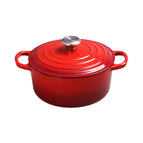 24 cm enameled cast iron casserole / 3-4L