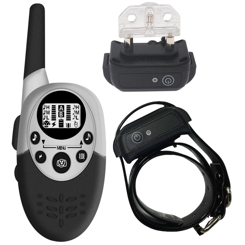 1000m Waterproof Dog Training Collar - Rechargeable Anti-Bark Remote Control - Deribla Store
