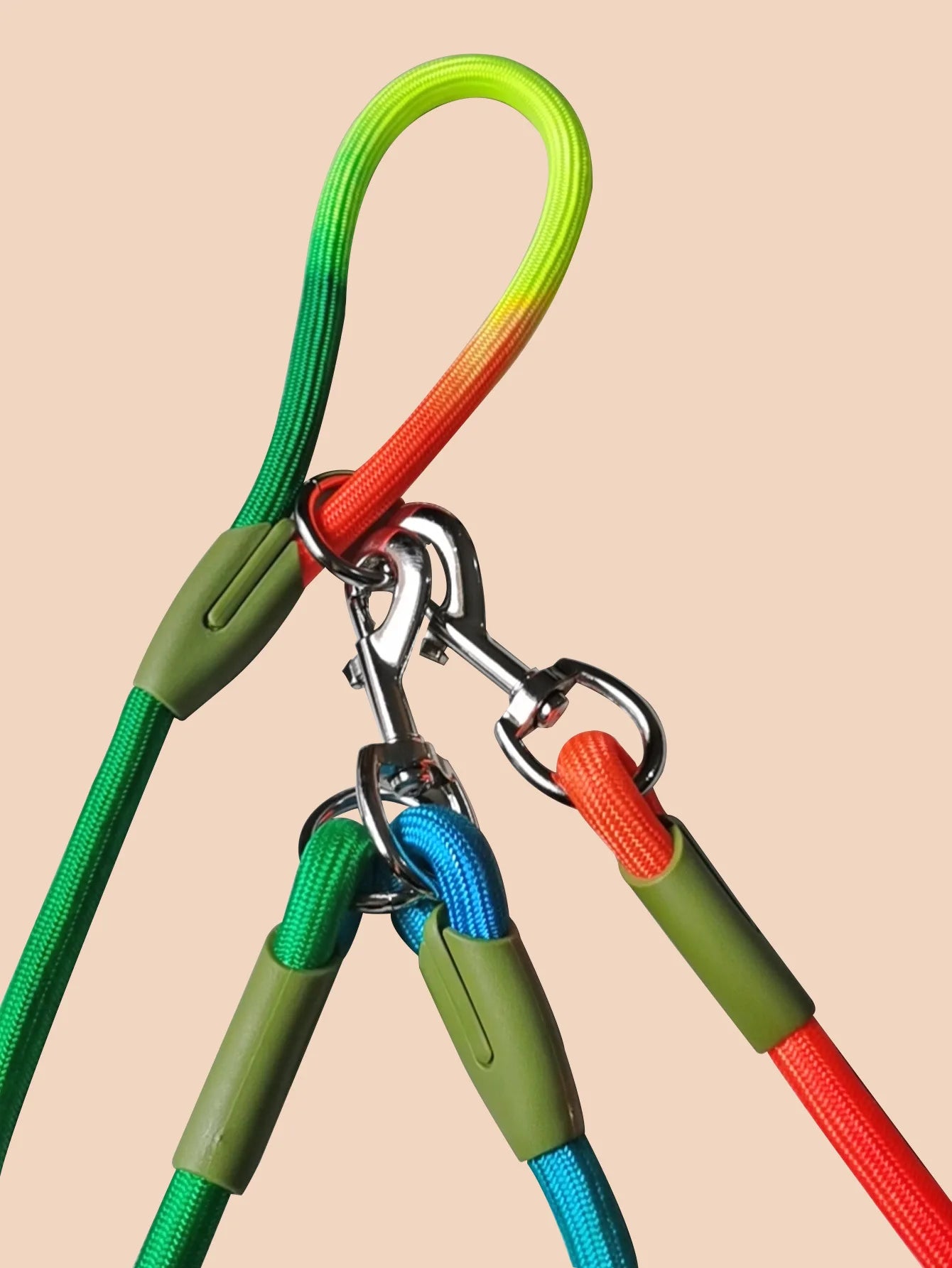 Dog Harness Leash - Hands-Free Shoulder Sling with Double-Head Lead - Deribla Store