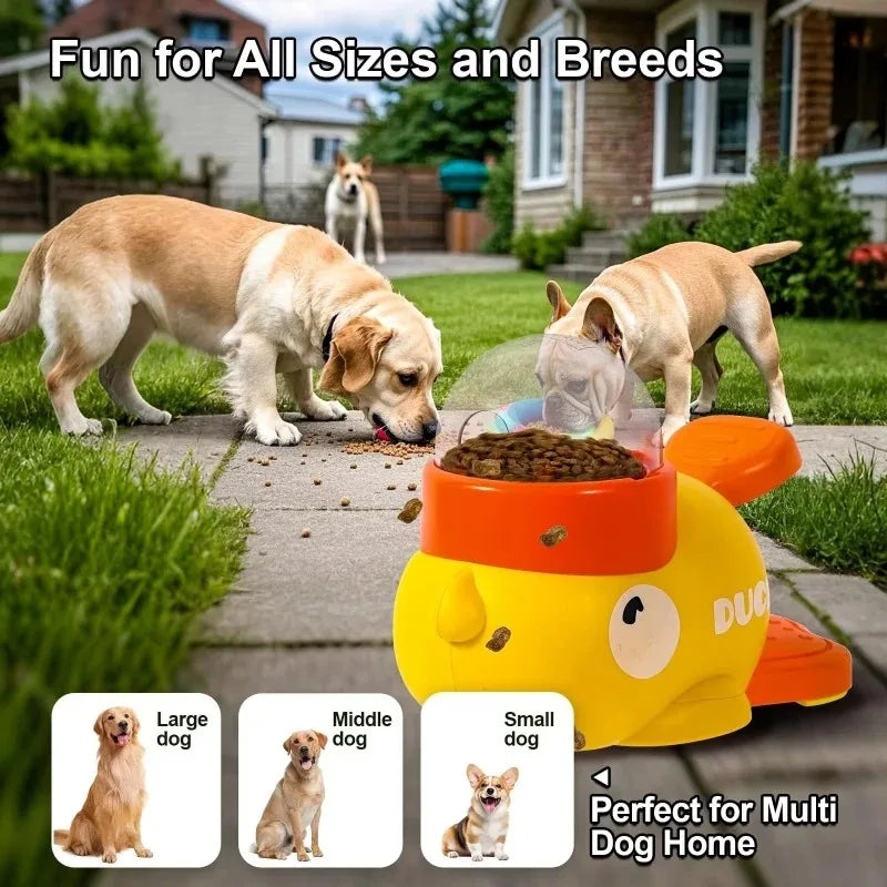 Interactive Dog Puzzle Toy - Duck Design Food Dispenser for Dogs & Cats - Deribla Store