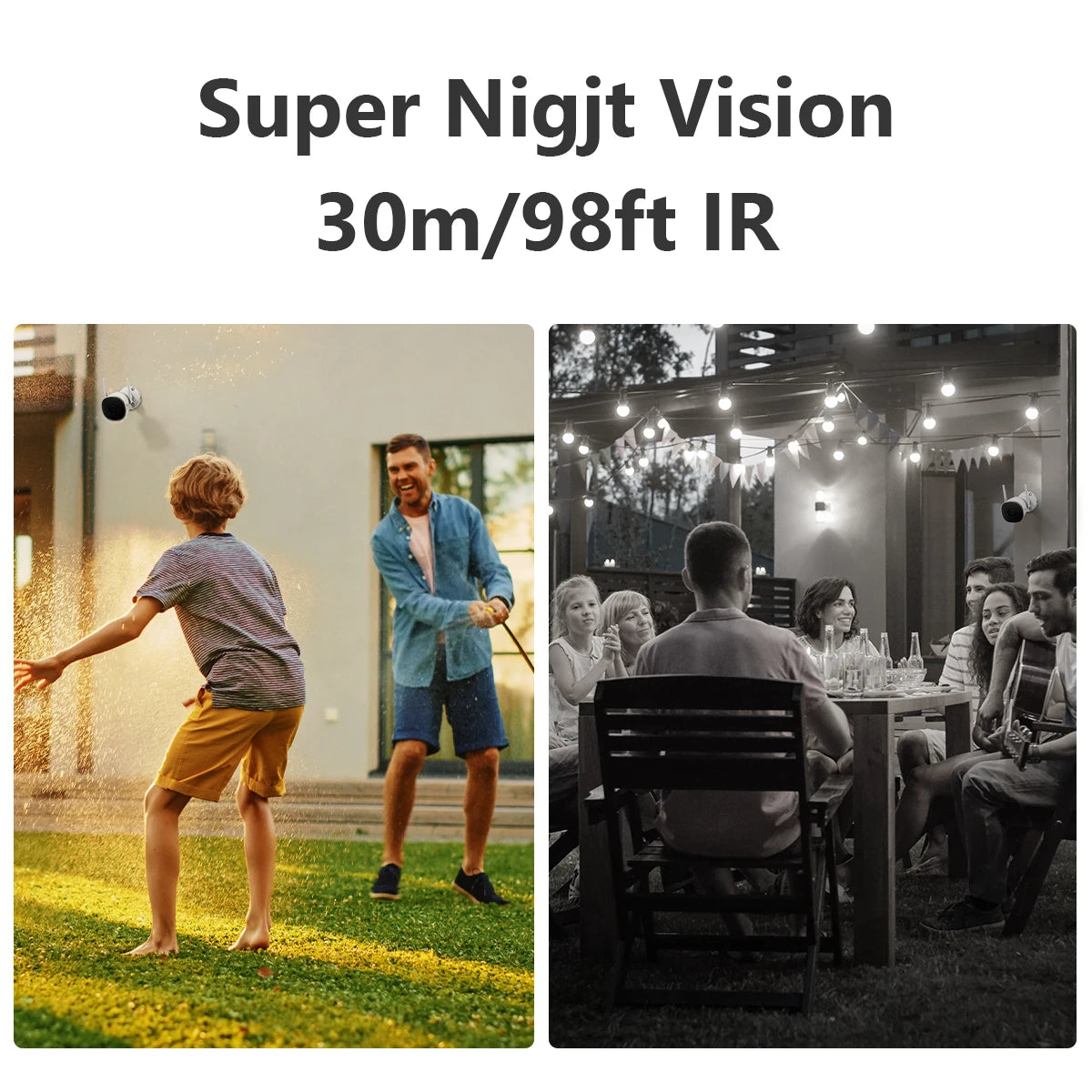 Bullet Camera IMOU 3PCS 5MP WiFi - Dual Antenna AI Detection