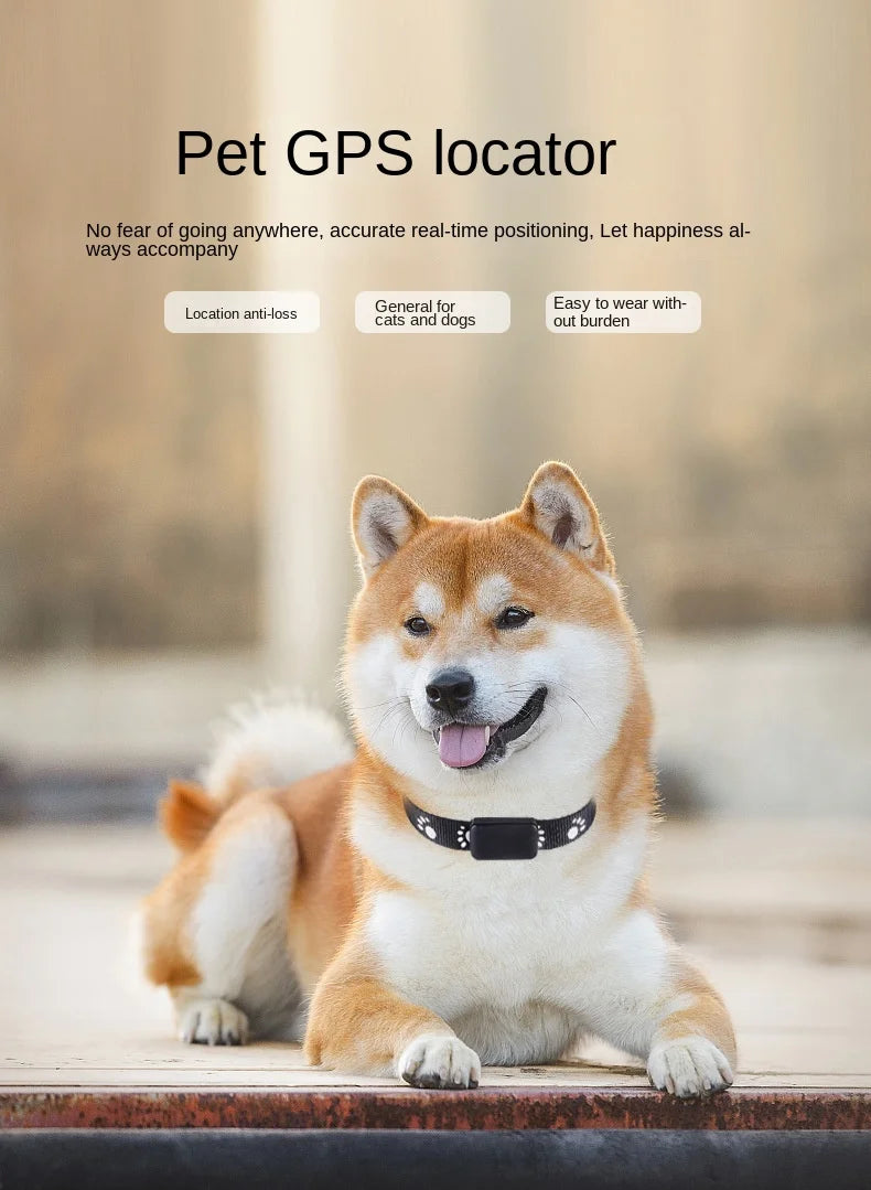 Waterproof GPS Pet Tracker Collar