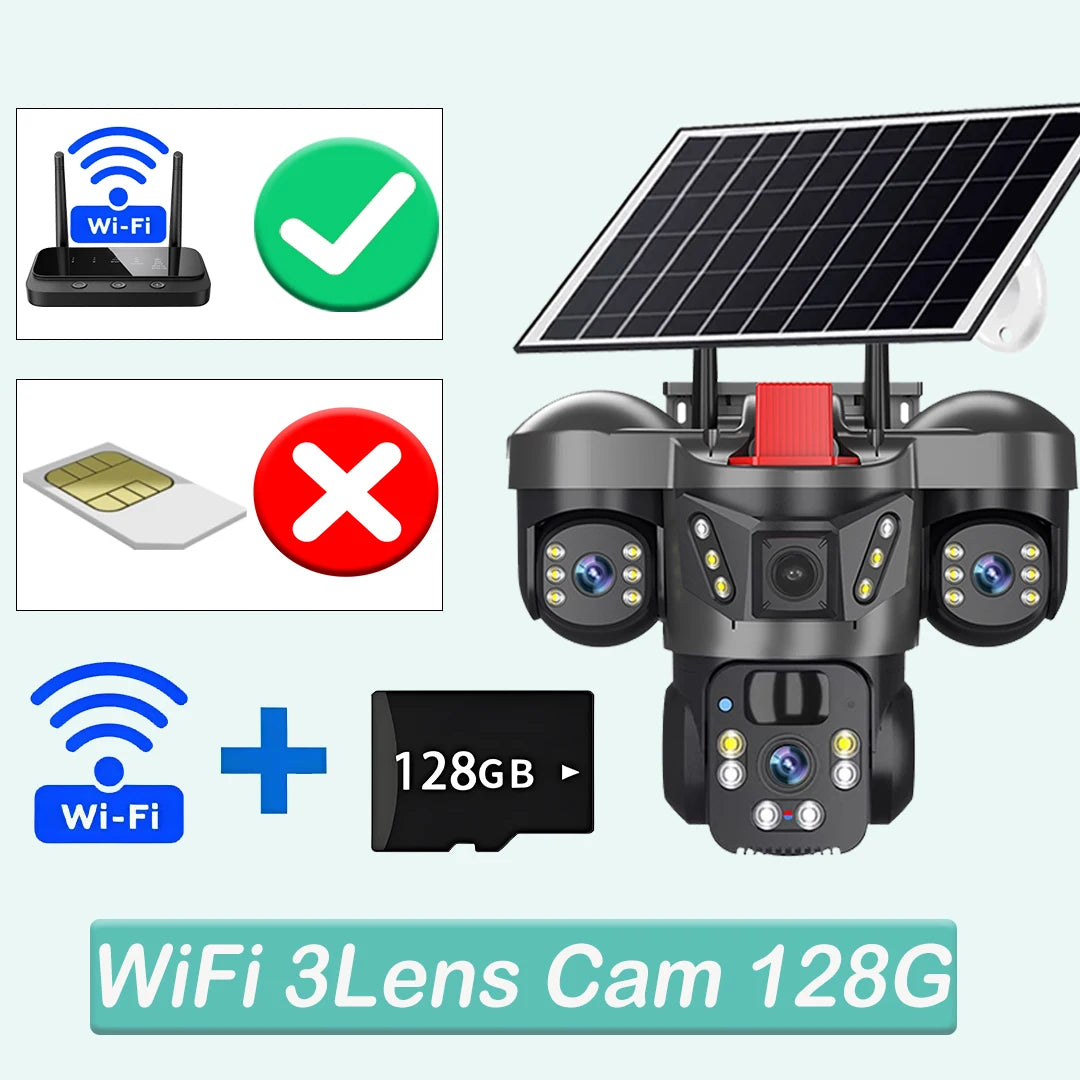 15MP 4G Solar Security Camera