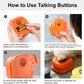 Dog Communication Buttons Recordable - Pet Training Talking Toy