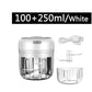 Electric Mini Garlic Chopper USB Rechargeable - Meat Grinder - Deribla Store