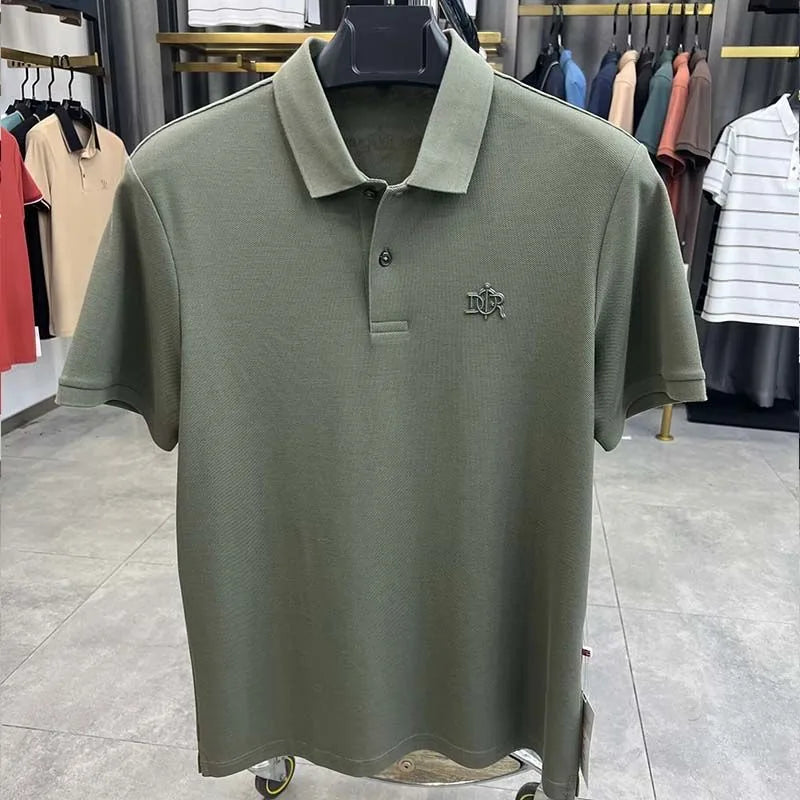 100% pure cotton high-end fashionable short sleeve summer