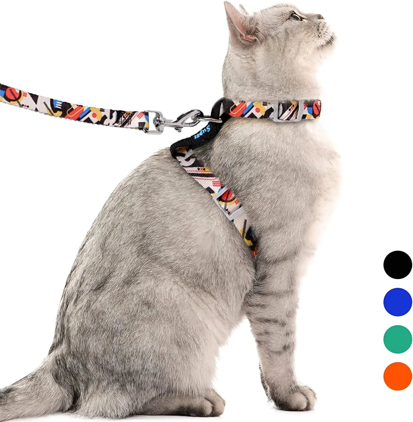 Premium Leather Cat Leash - 1.5M Walking & Training Lead for Cats & Small Dogs - Deribla Store