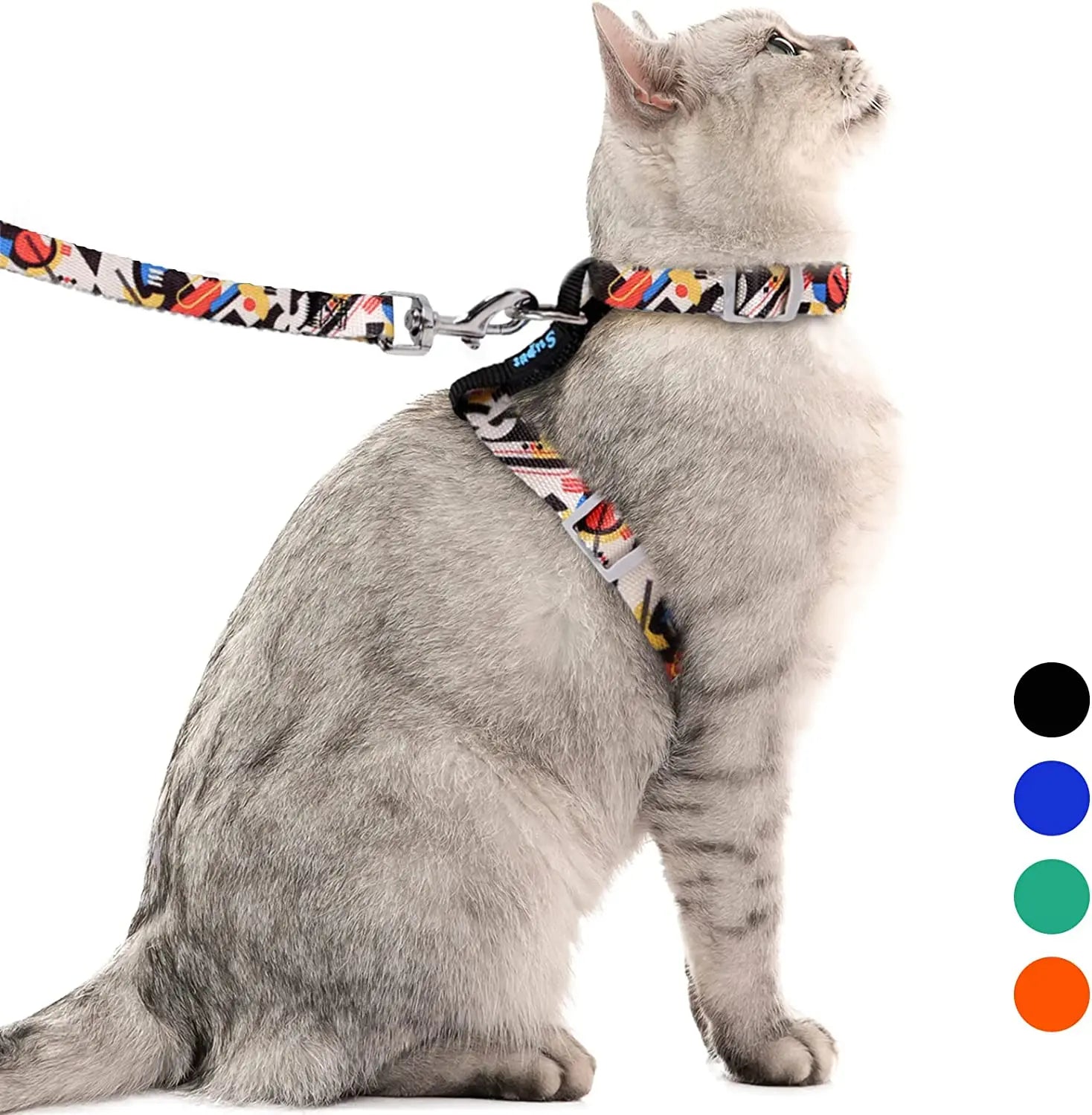 Premium Leather Cat Leash - 1.5M Walking & Training Lead for Cats & Small Dogs - Deribla Store