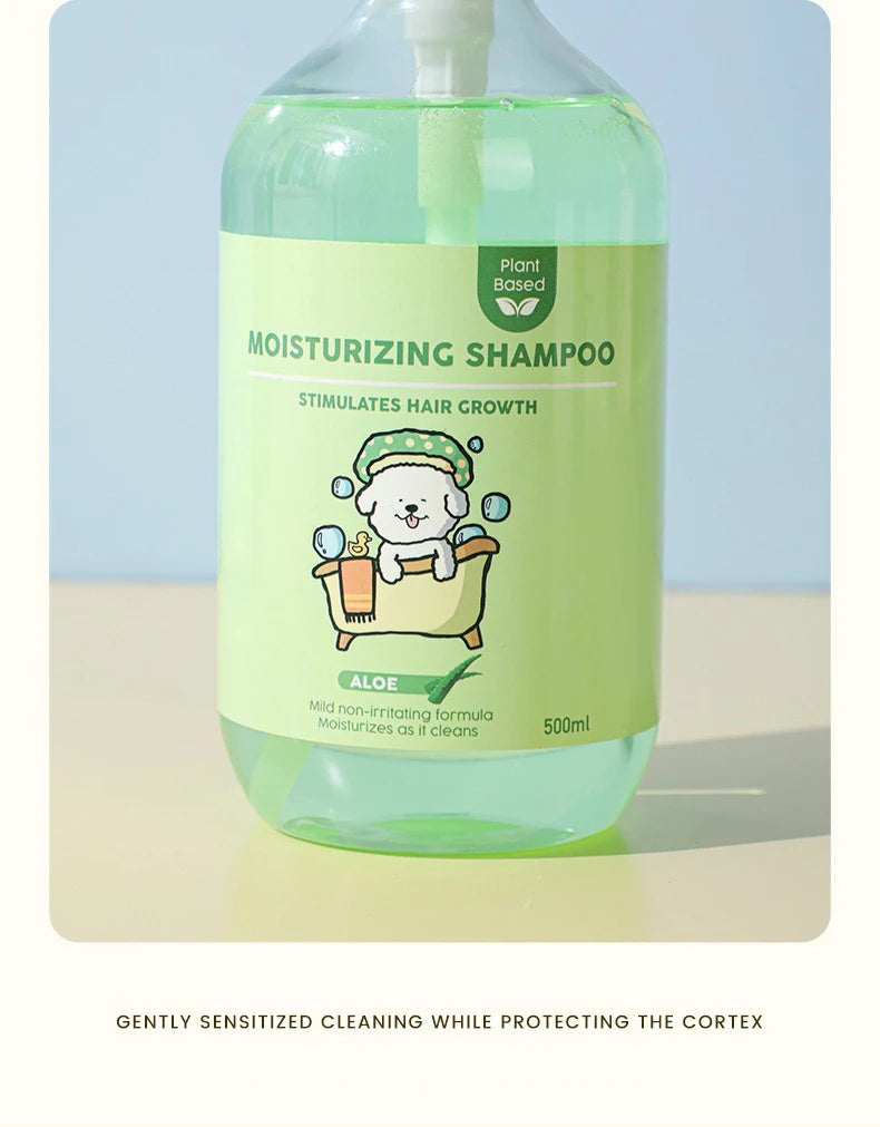 500ML Cat Dog Shower Gel - 2-in-1 Deodorizing Shampoo for Smooth & Tangle-Free Fur - Deribla Store