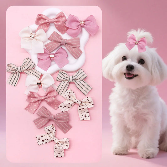 Dog Hair Clips Bows