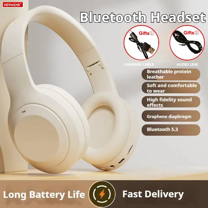 Over Ear HIFI Stereo Headsets Wireless Bluetooth Headphones Sports Deribla Store