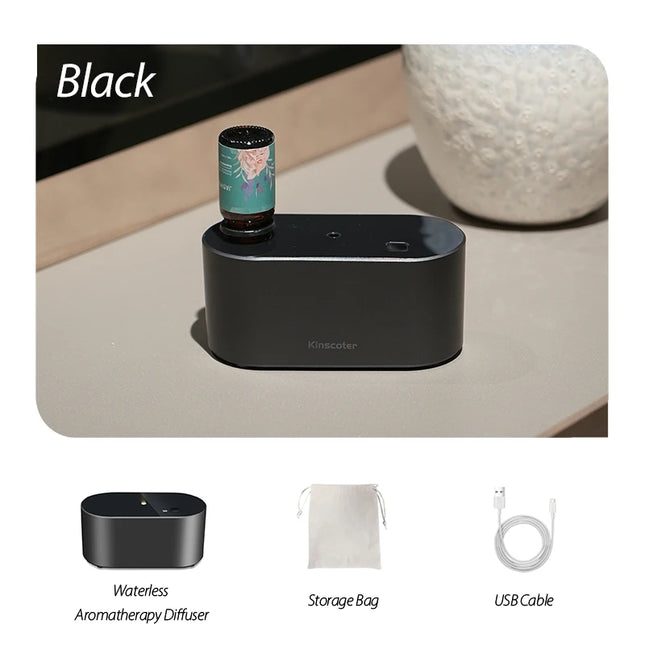 Waterless Essential Oil Diffuser - Portable 2000mAh 3-Gear