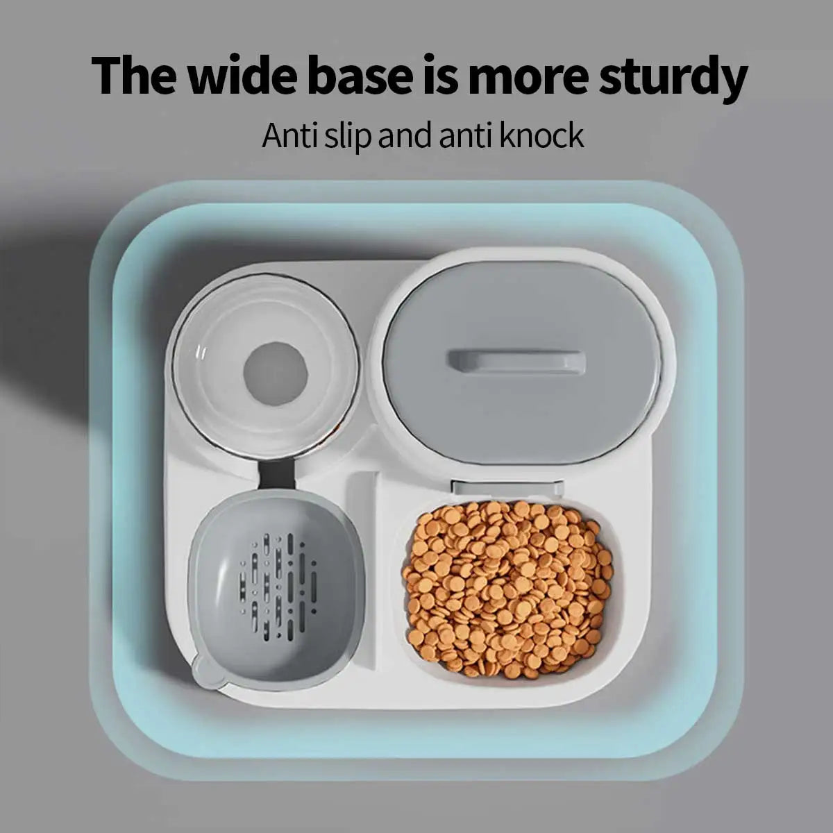 2-in-1 Pet Feeder & Water Dispenser - Large Capacity for Dogs & Cats - Deribla Store