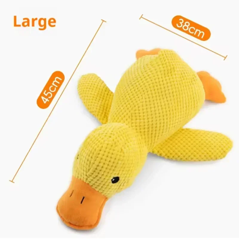 4-in-1 Stomping Duck Dog Toy - Interactive Squeaky Plush with Teeth Cleaning - Deribla Store