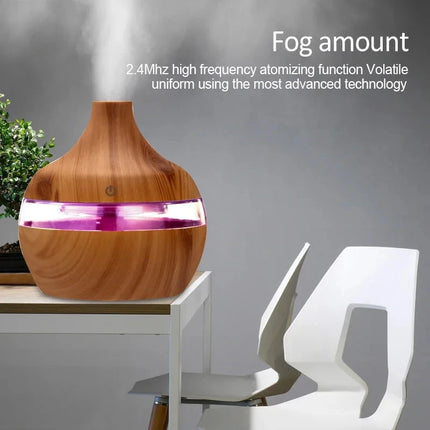 Wood Humidifier Electric Aroma Diffuser 