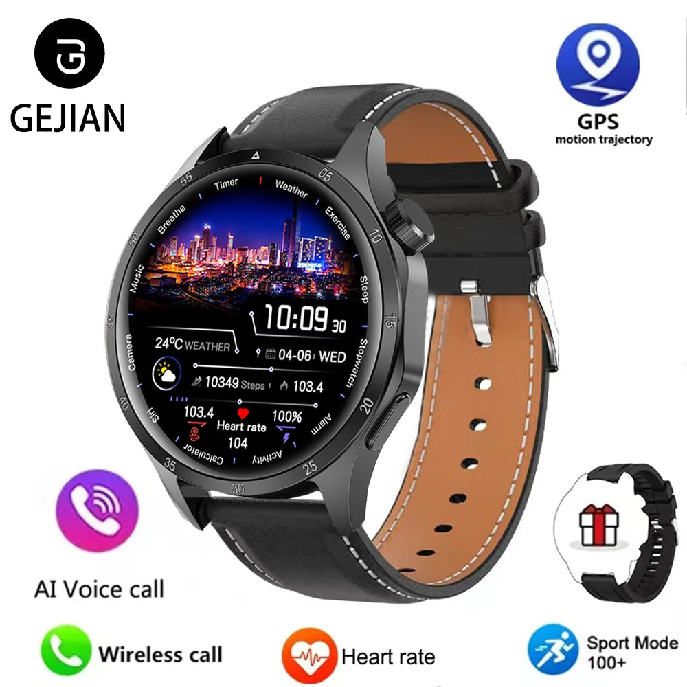 For HUAWEI GT5 Pro GPS NFC Smart Watch Men 360*360 AMOLED