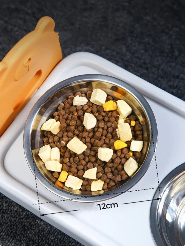 Elevated Tilted Pet Bowl