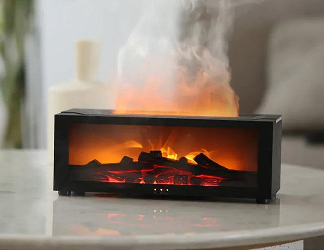 EmberGlow flame diffuser realistic fire effect aromatherapy — Deribla Store