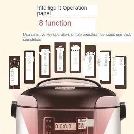 2L Portable Car Rice Cooker - 12V/24V Electric Mini Multicooker for Truck & Car Travel - Deribla Store