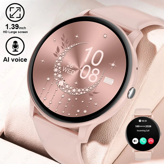 LIGE Smart Watch Women Men Bluetooth Call Sports Fitness Watches