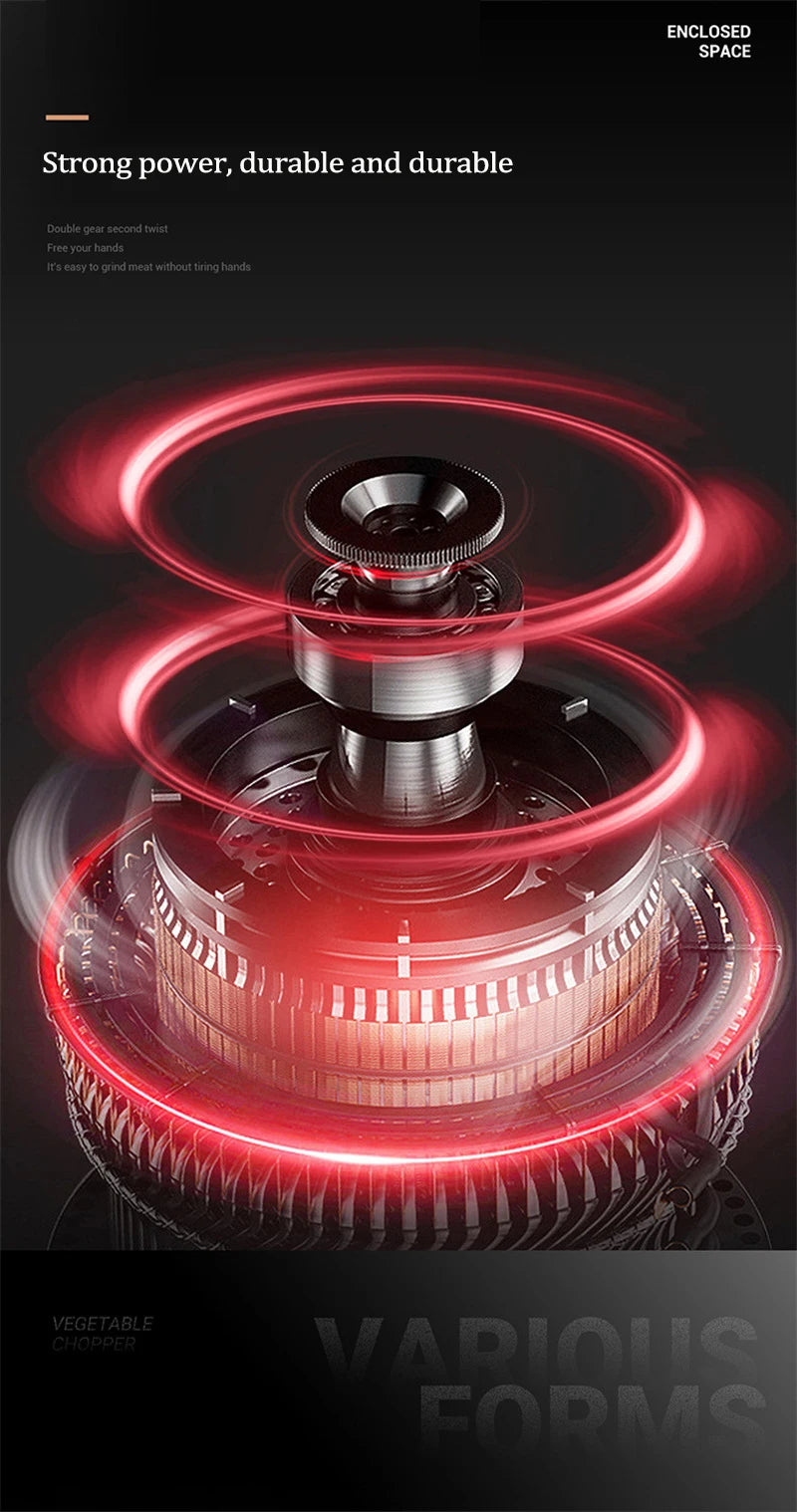 Electric Vegetable Cutter - 200W Multifunctional Slicer, Shredder & Grater with 3 or 5 Blades - Deribla Store