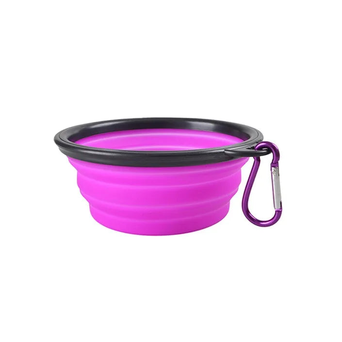 Collapsible Dog Bowl - Portable Silicone Travel Pet Food & Water Bowl - Deribla Store