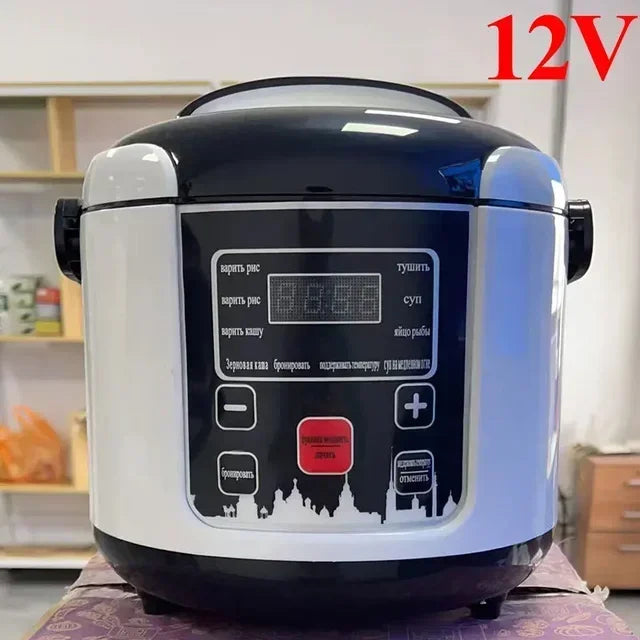 Portable Electric Rice Cooker 12V 24V 2L - Car Truck Steamer - Deribla Store