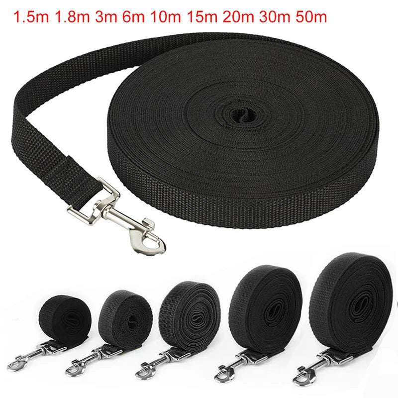 Long Nylon Dog Training Leash 10m/15m/20m - Heavy Duty - Deribla Store
